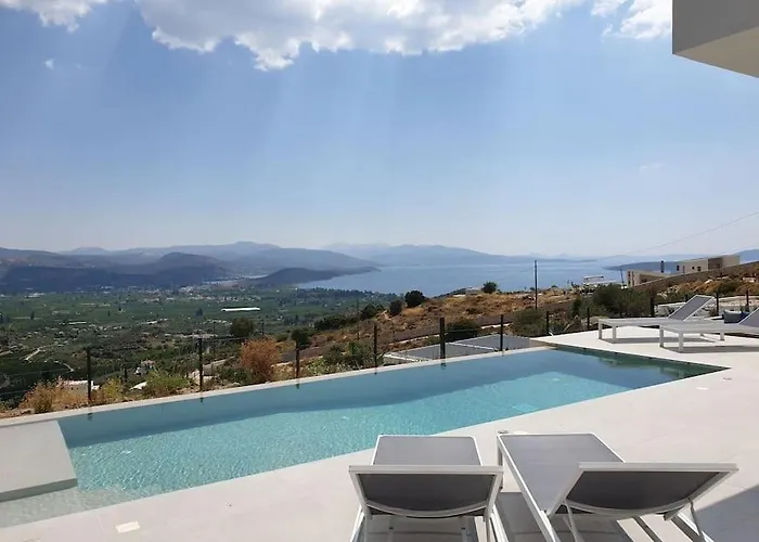 Eleni Nafplio, Pool & Sea View