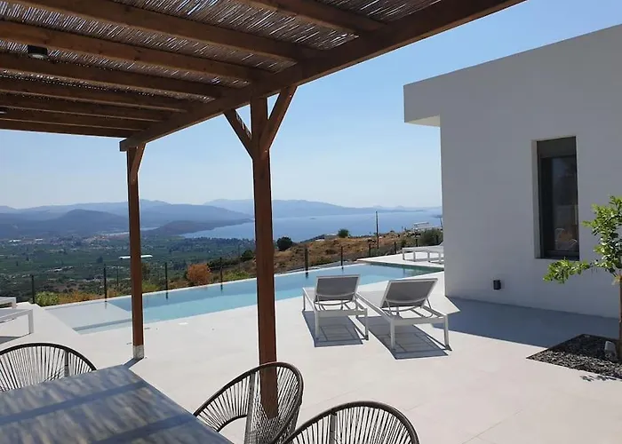 Eleni Nafplio, Pool & Sea View *